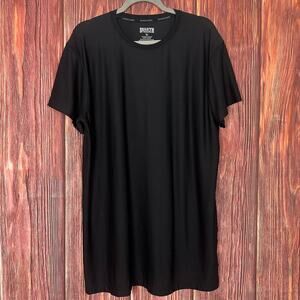 Duluth Trading Co Shirt Mens Size XL Black Activewear Stretch Short Sleeve